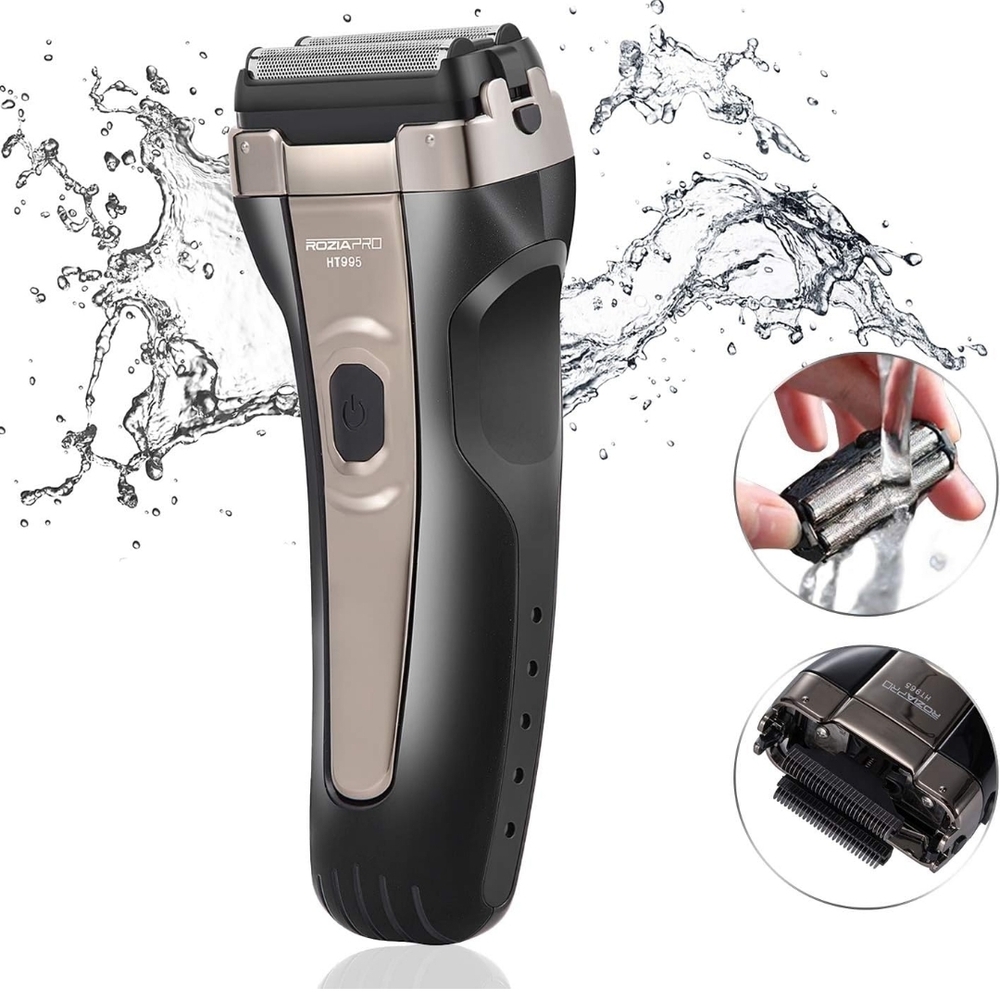 NWT Sleek Black and Silver Grooming Tool with Ergonomic Design